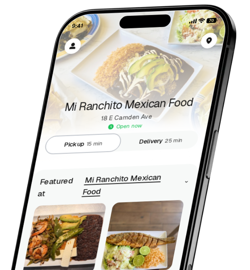 Mi Ranchito Mexican Food app preview
